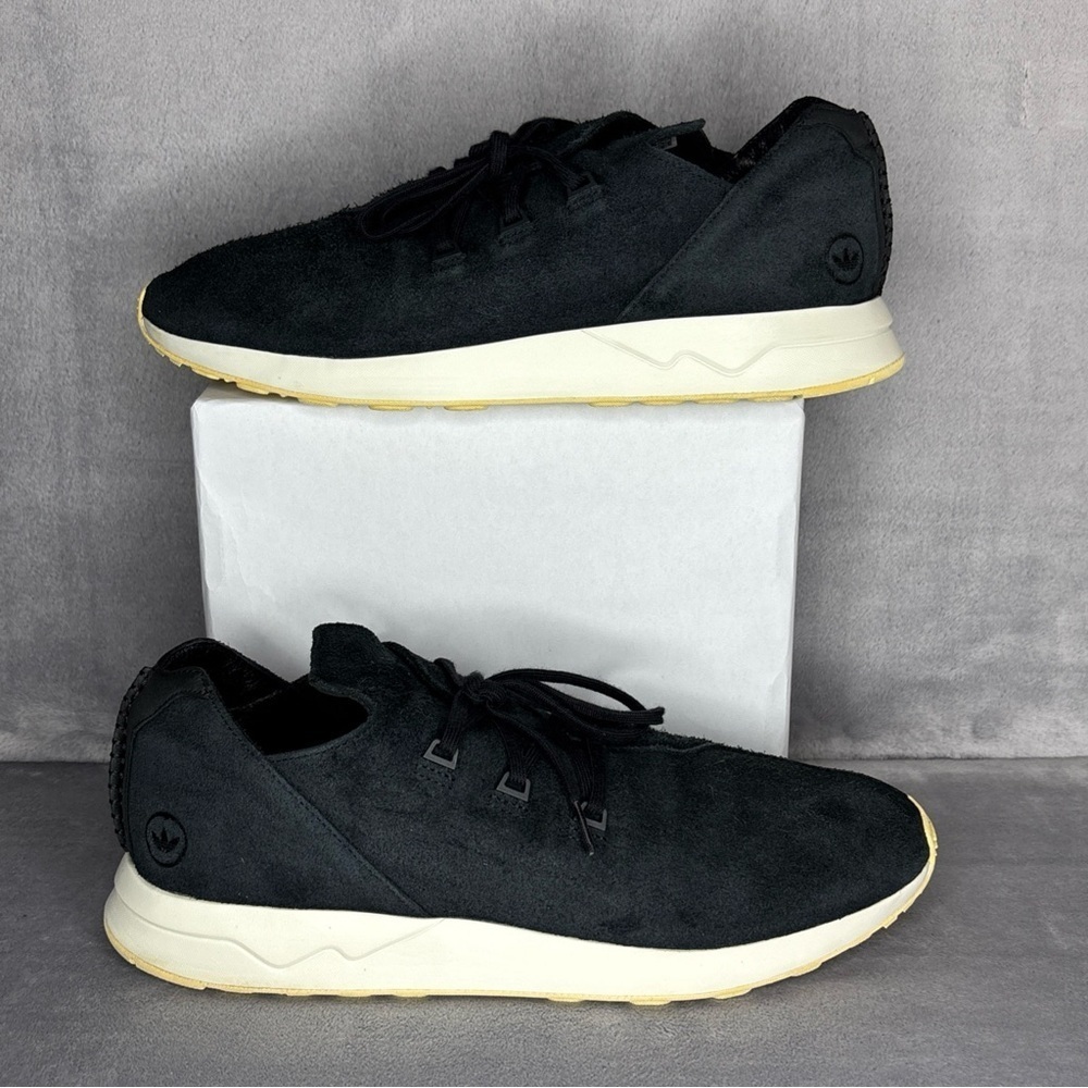 Adidas Wings + Horns ZX Flux Core Black Suede Size 12 Mens Rare